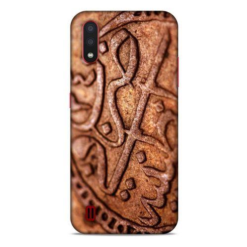 Samsung Galaxy A01 Uyumlu Kılıf Ottoman (39) Liquid Crystal Kılıf Osmanlı Demir Para