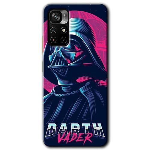 MRCİLETİSİM Xiaomi Redmi Note 11T Kılıf HD Desen Baskılı Arka Kapak + Temperli Cam - Darth Vader