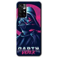MRCİLETİSİM Xiaomi Redmi Note 11T Kılıf HD Desen Baskılı Arka Kapak + Temperli Cam - Darth Vader