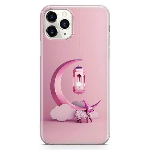 Apple iPhone 11 Pro Kılıf Pembe Süsler Arka Kapak Koruma Desenli Full Koruyucu