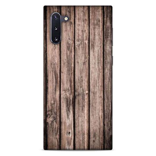 Lopard Samsung Galaxy Note 10 Uyumlu Kılıf Wood'X (17) Tasarım Kılıf Baskılı