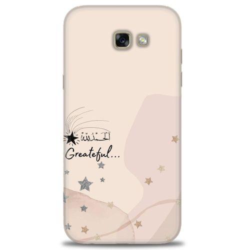 Samsung Galaxy A7 2017 / A720 Kılıf HD Baskılı Kılıf - Greateful + Tam Ekran Koruyucu