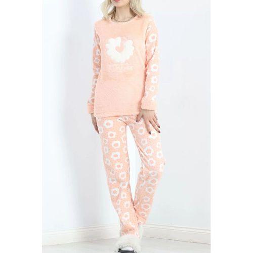 pilelistore Polar Pijama Takımı Somon