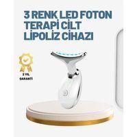 Cilt Yenileyici Şarjlı Güzellik Aleti – Pozitif/negatif İyon, Titreşimli Masaj Ve Kırmızı-mavi-yeşil Işıkla