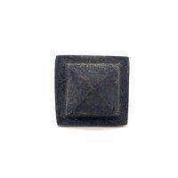 Antika Tarz Dekoratif Pirinç Flanşlı Piramit Kabara - 29 Mm, Oksit