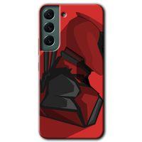 Samsung Galaxy S22 HD Baskılı Kılıf + 9D Tam Ekran Koruyucu - DeadPool
