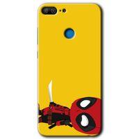 Honor 9 Lite Kılıf HD Desen Baskılı Arka Kapak - DeadPool 6 + Kırılmaz Cam