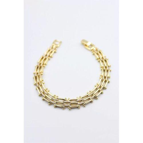 Taşlı Xuping Bileklik - Altın