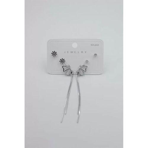 Çoklu Set Küpe - Gümüş