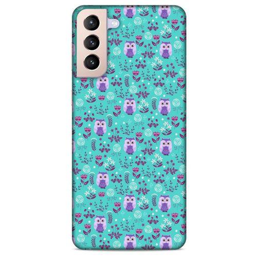 Lopard Samsung Galaxy S21 Plus Uyumlu Kılıf Baykuşlar (39) Liquid Crystal Kılıf