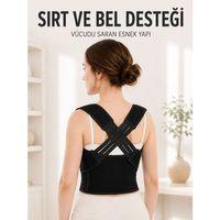 Dik Duruş Korsesi Ayarlanabilir Lastikli Sırt Ve Bel Destekli Postür Korsesi