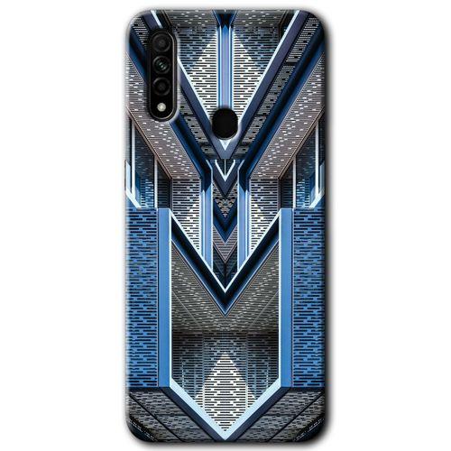 OPPO Oppo A31 Kılıf HD Baskılı Desen + Hayalet Cam Yandan Görünmez