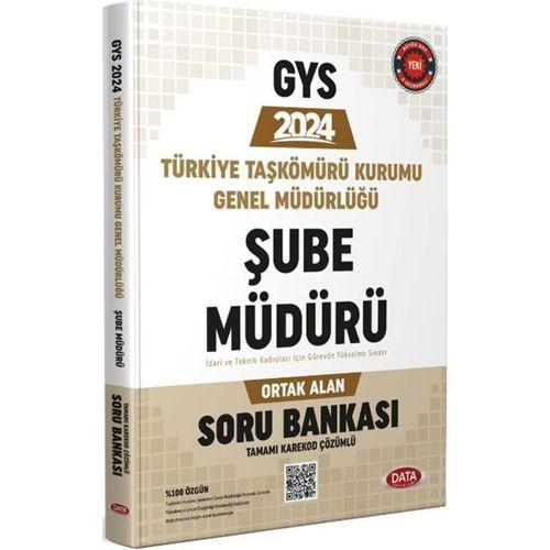 2024 Türkiye TaşKömürü Kurumu Genel Müdürlüğü Şube Müdürü Ortak Alan Soru Bankası Data Yayınları