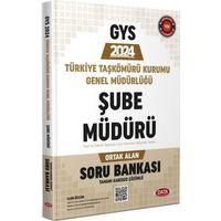 2024 Türkiye TaşKömürü Kurumu Genel Müdürlüğü Şube Müdürü Ortak Alan Soru Bankası Data Yayınları