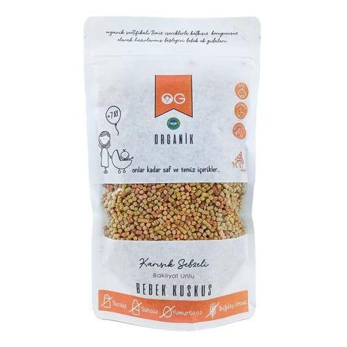 OG Natural Organik Karışık Sebzeli Bakliyat Unlu Bebek Kuskus 250 Gr