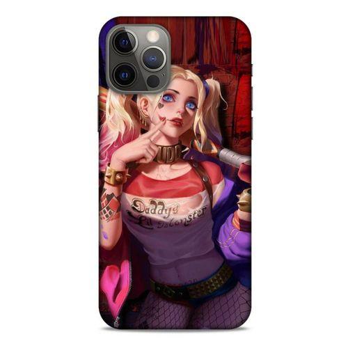 Apple iPhone 12 Pro Uyumlu Kılıf Harley Quinn (21) Koruyucu Kapak Kırmızı
