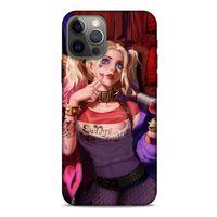 Apple iPhone 12 Pro Uyumlu Kılıf Harley Quinn (21) Koruyucu Kapak Kırmızı