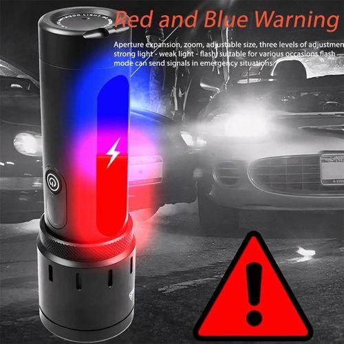 Bedotech Bd-6 30w Tg + Rgb Led Alüminyum Alaşımlı Zoomlu Type-c Pil Göstergeli Şarjlı El Feneri
