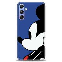 Samsung Galaxy A34 Kılıf HD Baskılı Kılıf - Micky Mouse + Tam Ekran Koruyucu