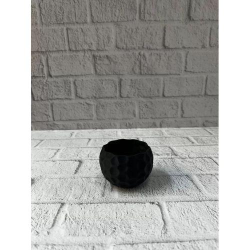 5 Cm Küçük Siyah Saksı Minimal Tasarım Sukulent Ve Kaktüs Saksısı