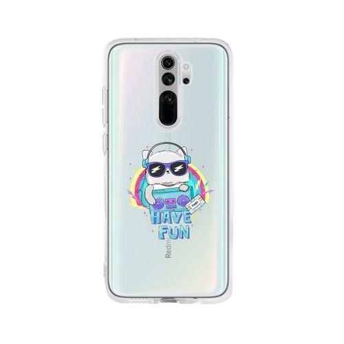 Redmi Note 8 Pro Have Fun Desenli Premium Şeffaf Silikon Kılıf