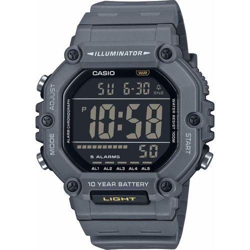 Casio AE-1600H-8BVDF Quartz Dijital Silikon Gri 10 ATM 50 mm Erkek Kol Saati