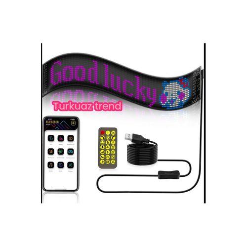 Pixel Led Panel Dijital Ekran Yazı ve Animasyon Eklenebilen Telefon Kontrollü Yapışkanlı 16*96 Led
