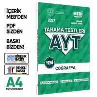 2027 YKS-AYT MEBİ-OGM Coğrafya Özgün Tarama Testleri Kitabı A4 Boyut Renkli Görsel BASKI ÜCRETİ