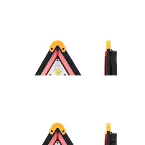 Reflektör Işıklı Ikaz Lambası Şarjlı Çok Fonksiyonlu Işıklı Üçgen Reflektör