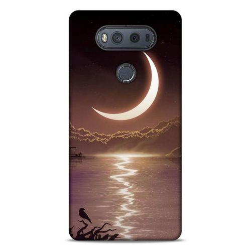 Lopard LG K61 Uyumlu Kılıf Gece'S (34) Slim Armor Kılıf Kırmızı Gece