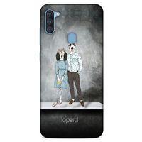 Samsung Galaxy A11 Kılıf FunnyMaX (46) Core Armor Kılıf Antrasit Köpek