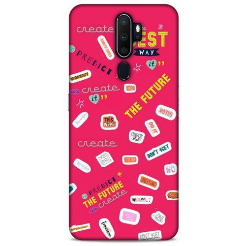Oppo A9 2020 Uyumlu Kılıf Pembe Delisi (44) Tough Armor Kılıf Writing