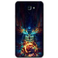 Potkal Hediye Fabrikası Samsung Galaxy J7 Prime 2 Kılıf HD Desen Baskılı Arka Kapak - Ballı Baykuş