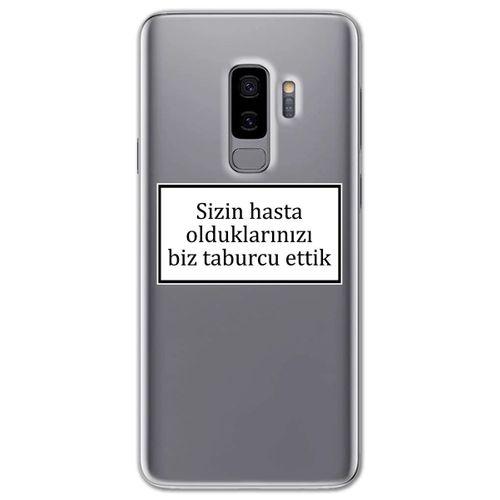 Galaxy S9 Plus Kılıf HD Yazı Baskılı Silikon Arka Kapak - Yazı 1