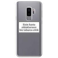 Galaxy S9 Plus Kılıf HD Yazı Baskılı Silikon Arka Kapak - Yazı 1
