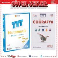 Limit Yayınları TYT Cografya ve Üç Dört Beş TYT Matematik Soru Bankası 2 Kitap Set