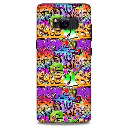 Graffitix (14) Desenli Silikon Kapak Samsung Galaxy S8 Kılıf