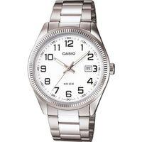 Casio MTP-1302D-7BVDF Quartz Çelik Gri Beyaz Kadran 5 ATM 39 mm Erkek Kol Saati