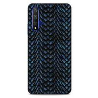 Huawei P Smart S 2020 Kılıf Dragons (4) Koruma Kılıfı Ejderha Skin Lacivert