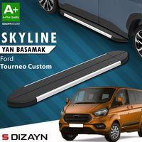 S-Dizayn Ford Tourneo Custom Kısa Şase Skyline Aluminyum Yan Basamak 203 Cm 2012-2023 A+ Kalite
