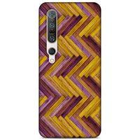 Lopard Xiaomi Mi 10 Pro Uyumlu Kılıf Wood'X (35) Fit Design Kılıf Baskılı