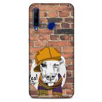Animax Şapkalı Köpek Huawei Y6P Kılıf Desenli Silikon