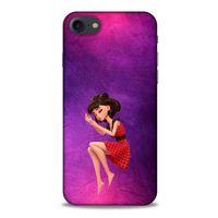 Apple Iphone 7 Kılıf Depresyon (40) Fit Silikon Kılıf Kahverengi Beyaz