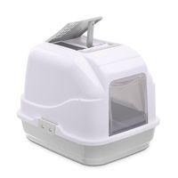 Imac Easy Cat Kapalı Kedi Tuvaleti Gri/beyaz 50x40x40cm