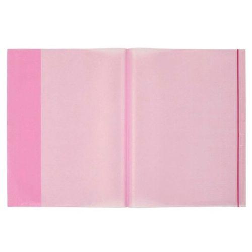 Bigpoint A4 Hazır Defter Kabı 5li Paket Şeffaf Kırmızı - 3 paket (15 adet)