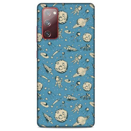 Samsung Galaxy S20 Fe Uyumlu Kılıf Mavi Delisi (27) Tasarımlı Kılıf Yıldız