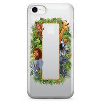 Apple iPhone 8 Kılıf Hayvanat Bahçesi Arka Kapak Koruma Desenli Full Koruyucu