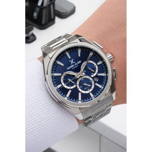 Daniel Klein İtalyan Tasarım Bilekli Hediyeli 2 Yıl Garantili Çelik Kordon Erkek Kol Saati Y14252.6