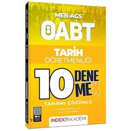 ÖABT MEB AGS Tarih Öğretmenliği 10 DenemeX İndeks Akademi