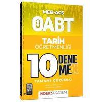 ÖABT MEB AGS Tarih Öğretmenliği 10 DenemeX İndeks Akademi